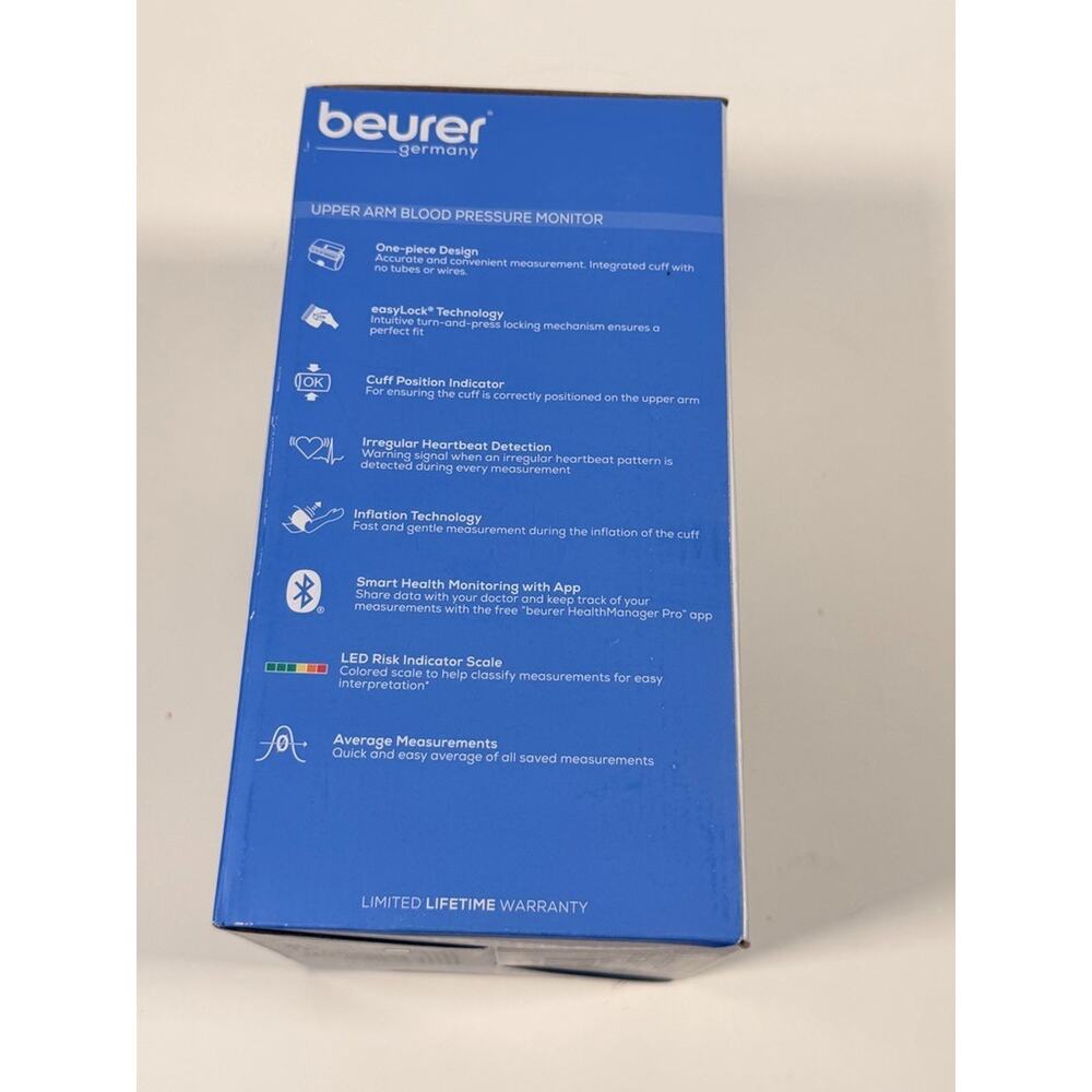 Beurer Elite 950 One-Piece Upper Arm Blood Pressure Monitor - Picture 2 of 4